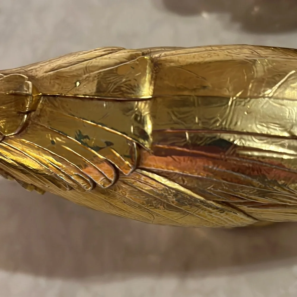 Vintage Syroco Gold Pheasant Peacock Mid Century Birds, Statues, Figurines - Picture 6 of 14